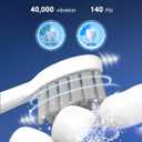 Electric Toothbrush with Water Flosser 3-in-1 Combo, Professional Sonic Toothbrush for Adults, 3 Brush Modes+5 Floss Speeds, Rechargable, 2.0 Flossing Toothbrush for Oral Care, Portable Travel Case