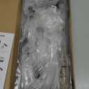 Siyzda Ironing Board Hanger, Metal Over The Door or Wall Mounted Ironing Board Caddy, Ironing Board Storage Shelf with Adjustable Hooks for Laundry Room, Living Room, Bathroom (Matte Black)