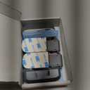 2-Pack Child Proof Fridge Lock with Adhesive - No Tools Required - Refrigerator Lock for Kids - Freezer Latch to Keep Door Closed - for Toddlers, Cats, & Dogs.