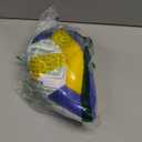 Magicorange Volleyball, 1 Pack Official Size 5 Volleyballs- PU Leather Indoor Outdoor Soft Touch Volleyballs for Beach Play, Game,Gym,Training -Includes Ball Pump (Blue Yellow)