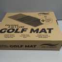 Golf Mat Folding 3 in 1 Turf Victorem - 17x39 Inch With Golf Towel Included