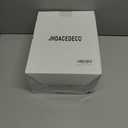 JHDACEDECO Decorative Ceramic Vase Set of 3, for Home and Office,White Black Brown Decorative vase for Pampas Grass&Dried Flowers