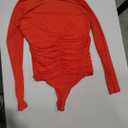 Body Suit Women Orange No Size