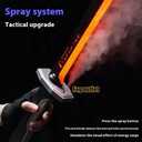 Colorful Streamer Glowing Sword Toys with Spray & Sound Effects Suitable for Cosplay Halloween Props Collect Decoration, 31.5 inches