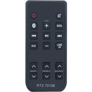 RTS7015B Replacement Sound Bar Remote Control Applicable for RCA Home Theater Soundbar RTS7015B RTS7010BR6 RTS7010BGE6 RTS7116S