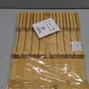 Utoplike In-drawer Knife Block Bamboo Kitchen Knife Drawer Organizer Large, Handle Steak knife Holder without Knives, Fit for 16 Knives and 1 Sharpening Steel (Knives & Sharpening Not Included)