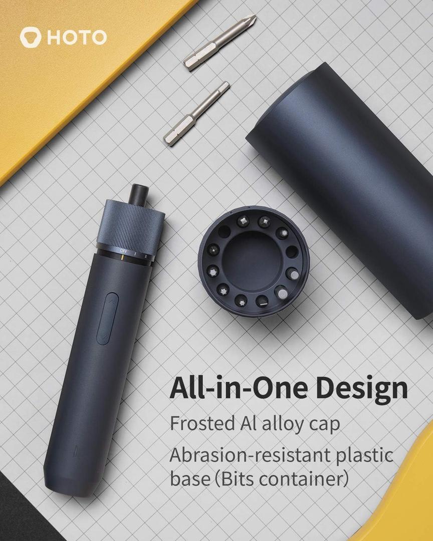 HOTO 3.6V Cordless Screwdriver + Lithium Glue Gun