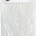 SCORPIFY for iPhone 17 Pro Max Case [Compatible with MagSafe] with Colorful Pearl Aurora Spine Design, Cute Clear Magnetic Phone Cover for Women Girls and Men,Bumper with Mother of Pearl Shell Pattern Aurora Spine