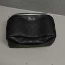 Travel Makeup Bag Organizer Cosmetic Bag: 3 Pcs Set Make up Bags for Women with Handle - Waterproof Vegan Leather Toiletry Bags with Comparments (Black)