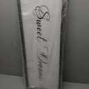 Sweet Dreams Wall Decor Above Bed 32x12 Inch Large Master Bedroom Hanging Wood Rustic Framed Farmhouse Sweet Dreams Sign Guest Room Aesthetic And Minimalist Over Bed Wall Art,Black