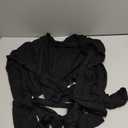 Fisoew Womens Wrap Tie Tops Long Sleeve Workout Crop Wrap Shirts Casual Lightweight Ballet Pilates Yoga Active Tops, M