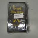 120Pcs New Year Napkins Black Gold Happy New Years Napkins Cheers Cocktail Napkins Decorative Paper Guest Towels for New Years Decorations Holiday Kitchen Birthday Wedding