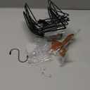 10Pack Over The Door Hat Organizer for baseball caps | Multi-Functional Baseball Hat Rack for Closet | Wall Mounted Hat s torage organizer | 5 types of accessories cap holder stand w hooks ,Black (Trapezoidal Ring)