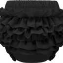 Olreco Baby Bloomers Diaper Covers for Girls Ruffle Bloomers for Toddler Girls Diaper Cover Baby Girl Shorts Infant Underwear, 6-12 Months