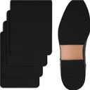 Eldosilk Non-Slip Shoe Pads for Bottom of Shoes, Self-Adhesive Sole Protectors for Heels & Flats, Anti-Skid Shoe Grips Stickers (6in * 4 in) (Black)