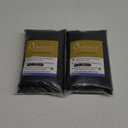 OWENIE Crushed Black Sheer Curtains 72Inch Length 2 Panels Set for Living Room/Bedroom, Rod Pocket Window Treatment Light Filtering Semi Sheer Crinkled Curtains, 2 pcs, Each 42" W x 72" L 2Pack