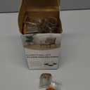 Chair Leg Floor Protectors Square Chair Leg Protectors for Hardwood Floors Silicone Caps Felt Strengthen Bottom Protection Anti-Scratch Reduce Noise 32 Pack Clear Square M Fit:13/16" to 1" (20-26mm)