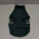 Kuoser Small Dog Sweater, Christmas Clothes, Pullover Puppy Knitwear Apparel for Small Dogs Boy Girl Yorkie Chihuahua, Green XS (XS (Chest: 11.8'' / 30cm))