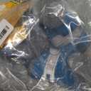 QUMY Dog Shoes for Small Dogs, Puppy Dog Boots & Paw Protectors for Winter Snow Day, Summer Hot Pavement, Waterproof in Rain Weather, Ourdoor Hiking, Indoor Hardfloor Skid-Resistant Sole Blue Size 4