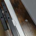 LELELINKY 3 Tier End Table,Record Player Stand with Storage Up to 100 Albums,Turntable Stand for Vinyl,Brown Records Shelf for Living Room Bedroom (Medium)