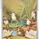 Frog Concert Case for iPhone 17 Air,Cute Frog Musician Set Pattern for Boys Girls,Trendy Cool Soft TPU Bumper Cover for iPhone 17 Air