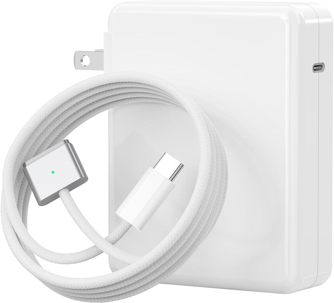 140W MacBook Pro Charger Magnetic 3 for MacBook Pro 16 14 inch Mac Air 15 13 inch 2025 2024 2023 2022 2021 M1-M4 Charger USB C Fast Laptop Charger Power Adapter 6.6FT Type C to Magnetic 3 Cable LED