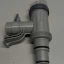 Pool Hose Adapter Kit for Above Ground Swimming Pools  Includes Plunger Valve & Pipe Holder (1 Pack)