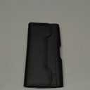 Leather Phone Holster with Strong Metal Belt Clip and Card Holder Compatible with Samsung Galaxy S25/S24/S23/S22/S21/S20 Ultra for Everyday Protection, XL-Black