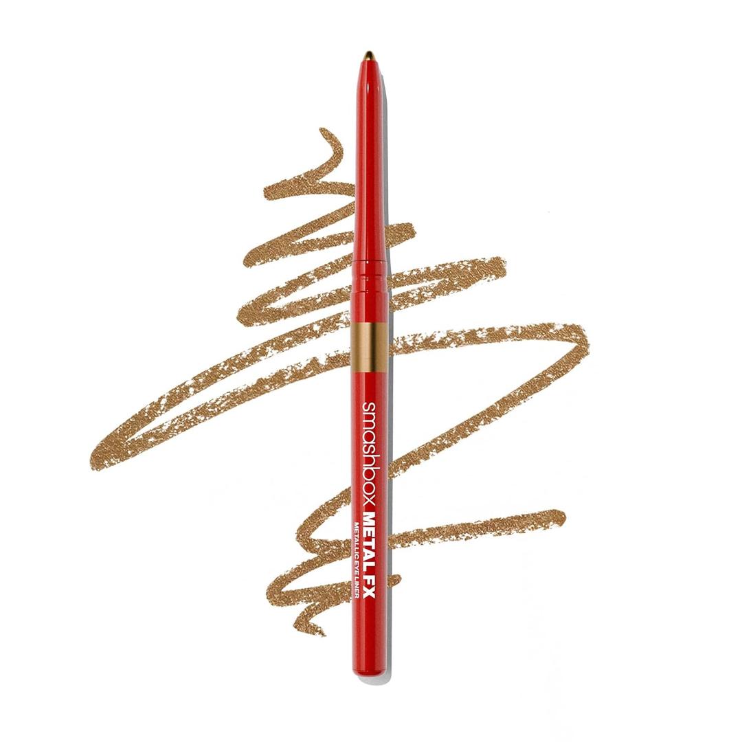 Smashbox Metal FX Eye Liner | Long Lasting, Creamy Liner with Metallic Finish + Precision Tip for Smudge-Free 24-Hour Wear (01 - Medal (Tarnished Gold))