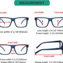 Eyekepper Oversized Reading Glasses Square Large Frame Readers for Men and Women
