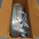 Galvanized Metal Serving Trays with Copper Strip and Iron Black Handles,Farmhouse Tray, Decorative Centerpiece for Coffee Table or Dining Table, Rustic Utility Trays for All Purpose, Round Trays (17")