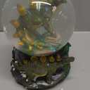 Elanze Designs Stegosaurus Dinosaur Friends Tabletop Figurine Fossil Bone Paleontologist 100MM Sturdy Glitter Water Musical Dinosaur Snow Globe Plays Tune Born Free