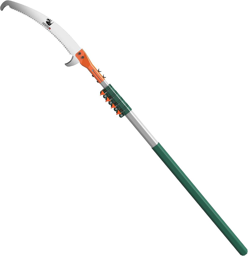 Tree Pruner Pole Saw Manual Extendable Long Tree Pruner ExtendablePole Pruning Saw 18ft