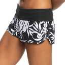 Roxy Women's Board Shorts –Tummy Control, 4-Way Stretch, Quick-Dry 2" Inseam Swim Shorts, UPF 50+ Beach Shorts L