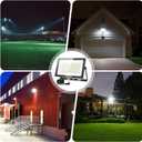 MORSEN 100W Flood Lights Outdoor, 18000lm Bright LED Work Light with Plug, 6500K Daylight White LED Flood Lighting, IP66 Waterproof Security Yard Lights for Yard Garage Stadium 2 Pack