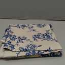Bnejvif Modern Blue Floral Oval Tablecloth 60 x 84 Inch Waterproof, Wrinkle-Free Fabric Table Cover for Indoor and Outdoor Dining Decor