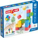 Geomag Magicube Magnetic Blocks for Toddlers Ages 15 | Swiss-Made STEM Building Toy Sets | Multiple (MAGICUBE_24PCS_Montessori)