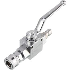 RIDGE WASHER High Pressure Ball Valve Kit for Power Washer Hose, 3/8 Quick Disconnect, 4500 PSI