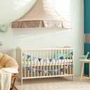 VitalCozy 17 ft Pennant Banner Flags, 2 Pcs Nursery Garland Triangle Bunting Flag Double Side Baby Banner for Boho Decor Baby Shower Birthday Wedding Party Event, Each 8.5 ft(Blue)