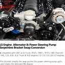 LS Serpentine Alternator Power Steering Pump Bracket Kit