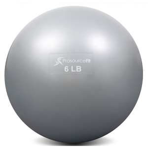 ProSource Soft Medicine Balls for CrossFit Wall Ball and Full Body Dynamic Exercises, Color-Coded Weights: 6 lb.