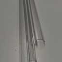 Sliding Shower Door Bottom Seal, 2 PCS 3/8" x 36" Polycarbonate Sliding Door Sweep for 3/8Inch Glass, Frameless Glass Shower Door Seal Strip Stop Leaks and Create a Water Barrier
