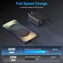 45W 2Pack Super Fast Charger USB C Dual Port Android Phone Charger Type C Fast Charging Block with 10FT Type-C Charger Cord for Samsung Galaxy S26 Ultra/S26/S26+/S25/S24/S23/S22/S21+/iPhone 17/16/15