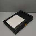 Verani Baseball Card Display Case - Sports Card Display Frame - Holds Sport Cards with UV Protection Clear View Lockable Wall Cabinet for Football Basketball Hockey Trading Card Black (Small-Vertical-Black)