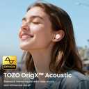 TOZO A1 Wireless Earbuds Bluetooth 5.3 Light Weight in Ear IPX5 Waterproof Headphones 2 Mic for AI Calls, Immersive Premium Sound Bass Headset with Charging Case, 32 Presets EQ Customization via App