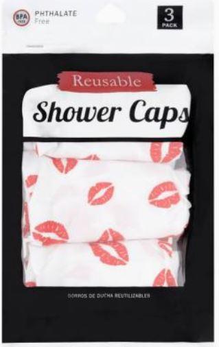 Brite Concepts Reusable Shower Caps (3 ct)