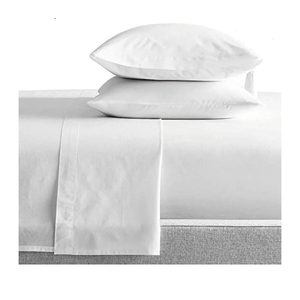 Kamas White King Sheets Set Egyptian Cotton Sheets 1000 Thread Count Egyptian Cotton, Sateen Weave for Soft and Comfort Feel, Fits Mattress Upto 16'' Deep Pocket