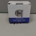 HOME SO Suction Cup Hooks for Shower & Bathroom Towel Holder 2-Pack  Suction Cups Hooks for Hanging Towels, Robes, & Coats - Tiles, Glass Door or Mirror  Shower Hooks & Towel Hooks - Nickel T-Shape