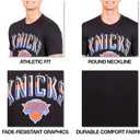 Ultra Game Mens NBA Official Super Soft Supreme T-Shirt (L, Black)