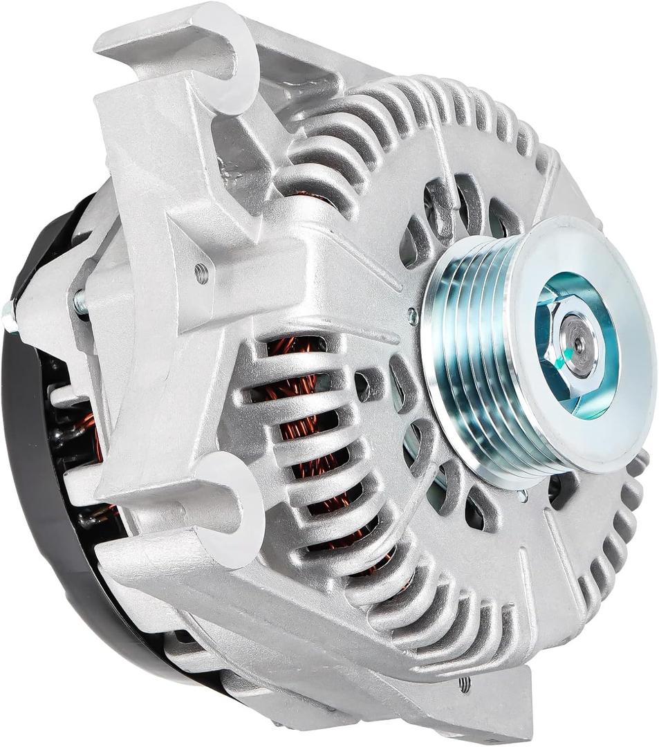 New Alternator Fit for Ford 4.6L Mustang 1996-1999 & 2001 & 2003-2004 (03-04 only for Manual Trans, not for SOHC), for Crown Victoria 1996-1998 CNG, for Lincoln 4.6L Mark VIII 1996-1998, F6LU-10300-CA